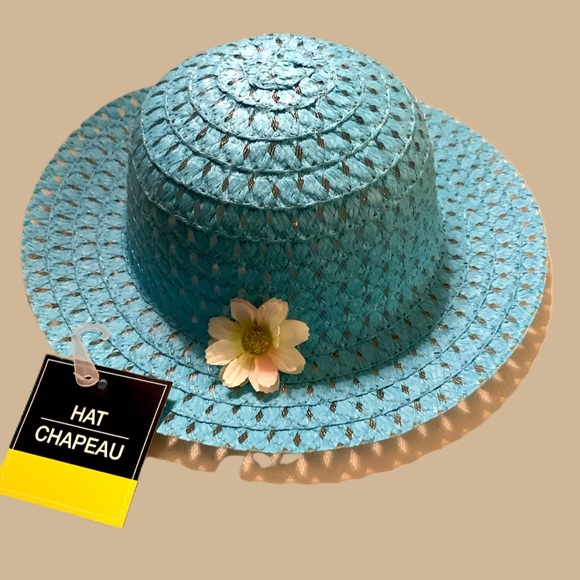 FLOPPY BLUE SUN HAT FOR GIRL’S NWT - Picture 2 of 2